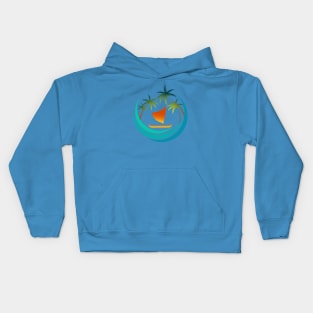 island life Kids Hoodie